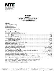 NTE2374 datasheet pdf NTE Electronics