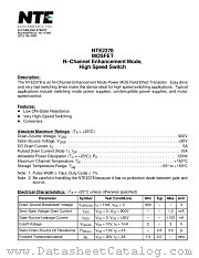 NTE2378 datasheet pdf NTE Electronics