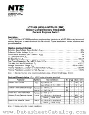 NTE2428 datasheet pdf NTE Electronics