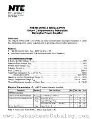 NTE245 datasheet pdf NTE Electronics