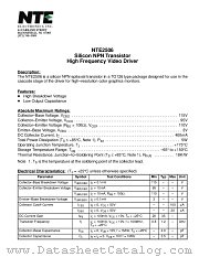 NTE2506 datasheet pdf NTE Electronics