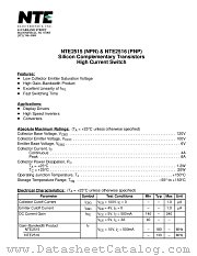 NTE2515 datasheet pdf NTE Electronics