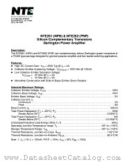 NTE261 datasheet pdf NTE Electronics