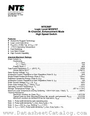 NTE2987 datasheet pdf NTE Electronics