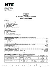 NTE2989 datasheet pdf NTE Electronics