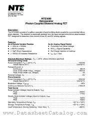 NTE3085 datasheet pdf NTE Electronics