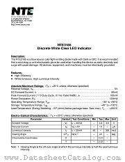 NTE3185 datasheet pdf NTE Electronics