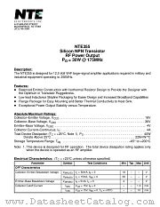 NTE355 datasheet pdf NTE Electronics