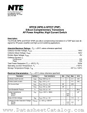 NTE36 datasheet pdf NTE Electronics