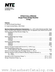 NTE5320 datasheet pdf NTE Electronics