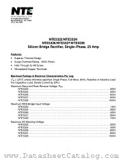 NTE5324 datasheet pdf NTE Electronics