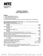 NTE5334 datasheet pdf NTE Electronics