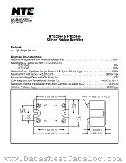 NTE5346 datasheet pdf NTE Electronics