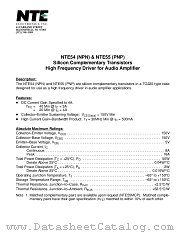 NTE54 datasheet pdf NTE Electronics