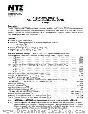 NTE5444 datasheet pdf NTE Electronics