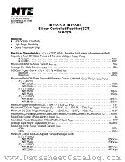 NTE5539 datasheet pdf NTE Electronics