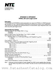 NTE56052 datasheet pdf NTE Electronics