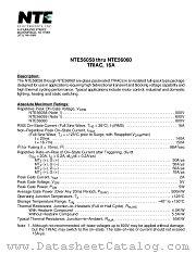 NTE56060 datasheet pdf NTE Electronics