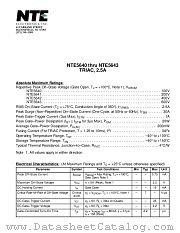 NTE5643 datasheet pdf NTE Electronics