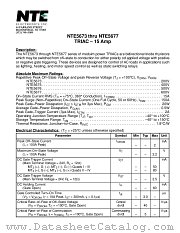 NTE5677 datasheet pdf NTE Electronics
