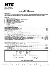 NTE579 datasheet pdf NTE Electronics