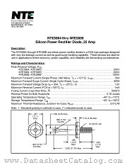 NTE5864 datasheet pdf NTE Electronics