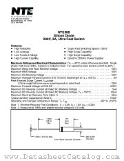NTE588 datasheet pdf NTE Electronics