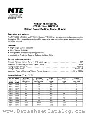 NTE5912 datasheet pdf NTE Electronics