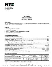 NTE6084 datasheet pdf NTE Electronics