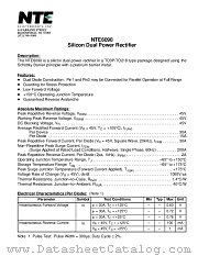 NTE6090 datasheet pdf NTE Electronics