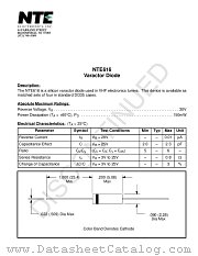 NTE616 datasheet pdf NTE Electronics