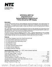 NTE7039 datasheet pdf NTE Electronics