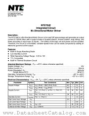NTE7042 datasheet pdf NTE Electronics