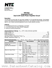 NTE7061 datasheet pdf NTE Electronics