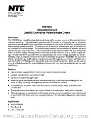 NTE7072 datasheet pdf NTE Electronics