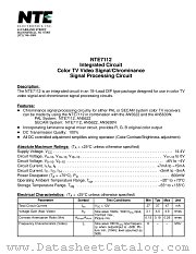 NTE7112 datasheet pdf NTE Electronics