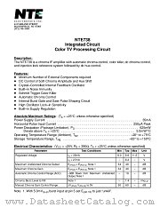 NTE738 datasheet pdf NTE Electronics