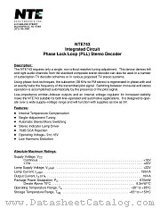 NTE743 datasheet pdf NTE Electronics