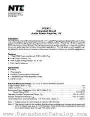 NTE812 datasheet pdf NTE Electronics