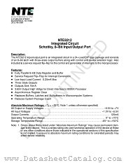 NTE8212 datasheet pdf NTE Electronics