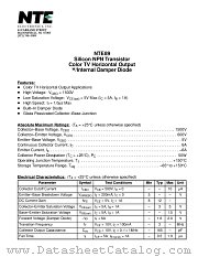 NTE89 datasheet pdf NTE Electronics