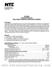 NTE906 datasheet pdf NTE Electronics