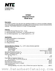 NTE907 datasheet pdf NTE Electronics