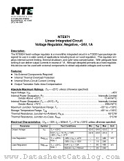 NTE971 datasheet pdf NTE Electronics