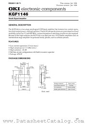 KGF1146 datasheet pdf OKI electronic components