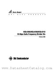 KGL4208 datasheet pdf OKI electronic components