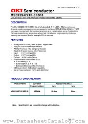 MSC23S4721E datasheet pdf OKI electronic components
