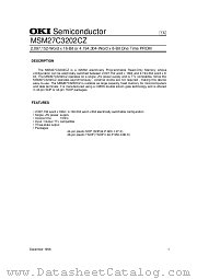 MSM27C3202CZ datasheet pdf OKI electronic components