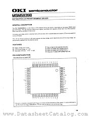MSM5839B1111 datasheet pdf OKI electronic components