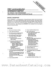 MSM66207 datasheet pdf OKI electronic components